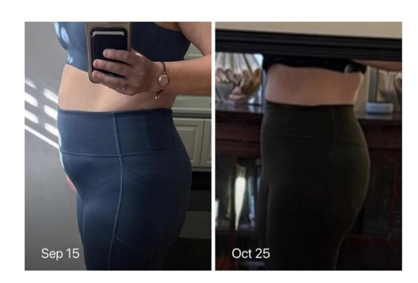 Christine before and after transformation